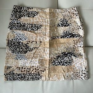 NY&C Animal print skirt